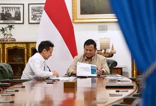 Pertemuan 4 Mata Presiden Prabowo Subianto dan Menkes Budi Gunadi Sadikin (Biro Pers Sekretariat Presiden)
