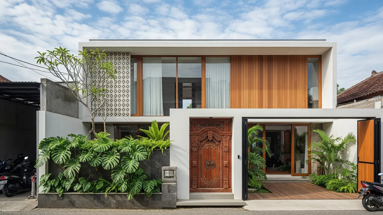 Model Rumah Minimalis Modern dengan Sentuhan Tropis
