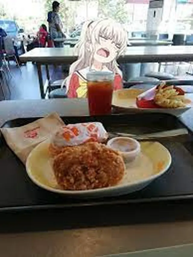 6 Tingkah Imajinatif Makan Bareng Karakter Anime, Bikin Senyum Tipis