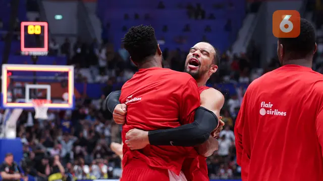 Foto: Kanada Curi Tiket Perempat Final Piala Dunia FIBA 2023 dari Juara Bertahan Spanyol, Dillon Brooks dan Kolega Riuhkan Indonesia Arena