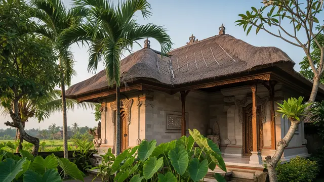 Desain Rumah Kecil ala Villa Bali Tradisional