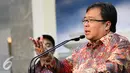 Menkeu Bambang Brodjonegoro melakukan konferensi pers usai rapat terbatas di Kantor Presiden, Jakarta, Selasa (29/9/2015). Pemerintah mengumumkan paket kebijakan tahap dua yang difokuskan pada industri, keuangan dan ekspor. (Liputan6.com/Faizal Fanani)