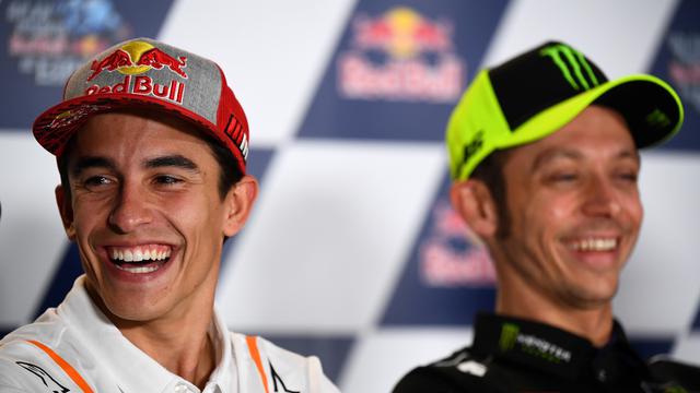 Marc Marquez dan Valentino Rossi
