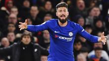 `6. Olivier Giroud - Februari 2014, penyerang yang baru direkrut Chelsea tersebut memiliki hubungan asmara dengan wanita lain yang berprofesi sebagai model papan atas, Celia Key, padahal saat itu ia sudah mempunyai istri. (AFP/Ben Stansall)