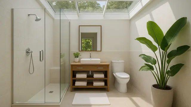 Model Kamar Mandi yang Terang dan Sejuk