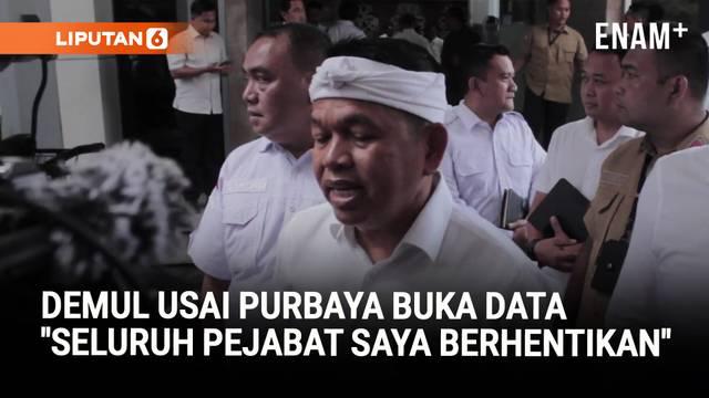 Gubernur Jawa Barat, Dedi Mulyadi menyambangi kantor Kementerian Dalam Negeri, Rabu (22/10) untuk membahas dana pemerintah daerah Rp4,17 triliun yang mengendap di bank.