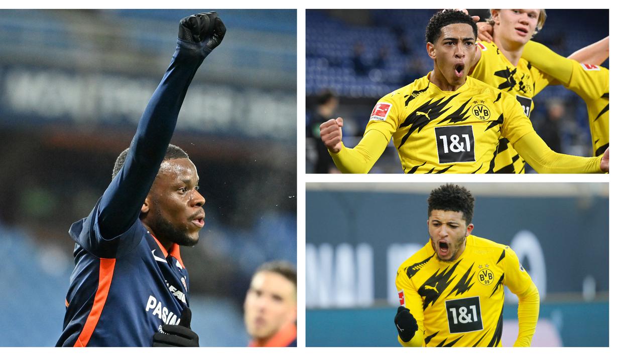 Tidak banyak pemain Inggris yang berkarir di luar Inggris. Sebagai kiblat sepakbola dunia dengan Premier League-nya, mengapa harus meninggalkannya? Pertanyaan ini tidak berlaku bagi 5 pemain muda Inggris berikut yang sukses justru di luar kompetisi Premier League. (Kolase Foto AFP)