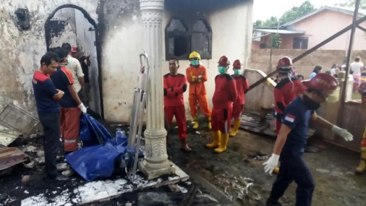Satu Keluarga Jadi Korban Kebakaran di Medan