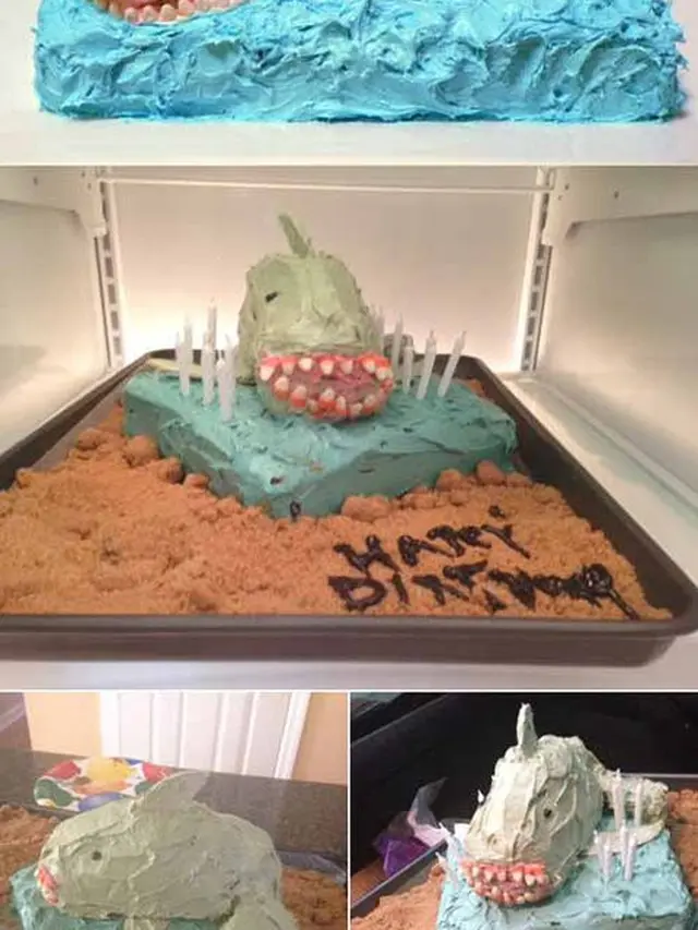 6 Kue Tart Karakter Kartun Spongebob Ini Tak Sesuai Ekspektasi, Absurd Banget