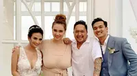 7 Momen Resepsi Pernikahan Vanessa Angel di Bali, Meriah Dihadiri Sahabat