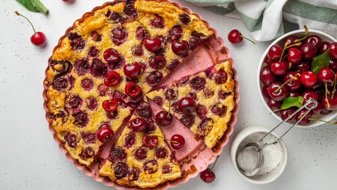 Clafoutis Cherry pie ceri