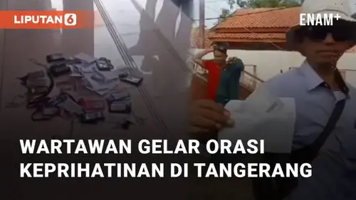 VIDEO: Viral Sekelompok Wartawan Gelar Orasi Keprihatinan Buntut Amplop Isi 10 Ribu