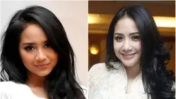 Banyak netizen menyebut Gita Gutawa dan Nagita Slavina cocok jadi adik kakak. Keduanya sama-sama memiliki senyum yang manis. Saat rambut keduanya terurai, netizen kompak menyebut mereka sama-sama cantik. (Liputan6.com/IG/gitagut/raffinagita1717)