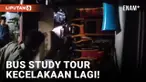 Bus Study Tour SD Kecelakaan di Jalan Lintas Sumatera