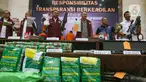 Karopenmas Divhumas Polri Brigjen Pol Trunoyudo Wisnu Andiko bersama Direktur Tindak Pidana Narkoba Bareskrim Polri, Brigjen Mukti Juharsa saat pengungkapan kasus peredaran narkoba jaringan internasional di Jakarta, Senin (22/7/2024). (merdeka.com/Arie Basuki)