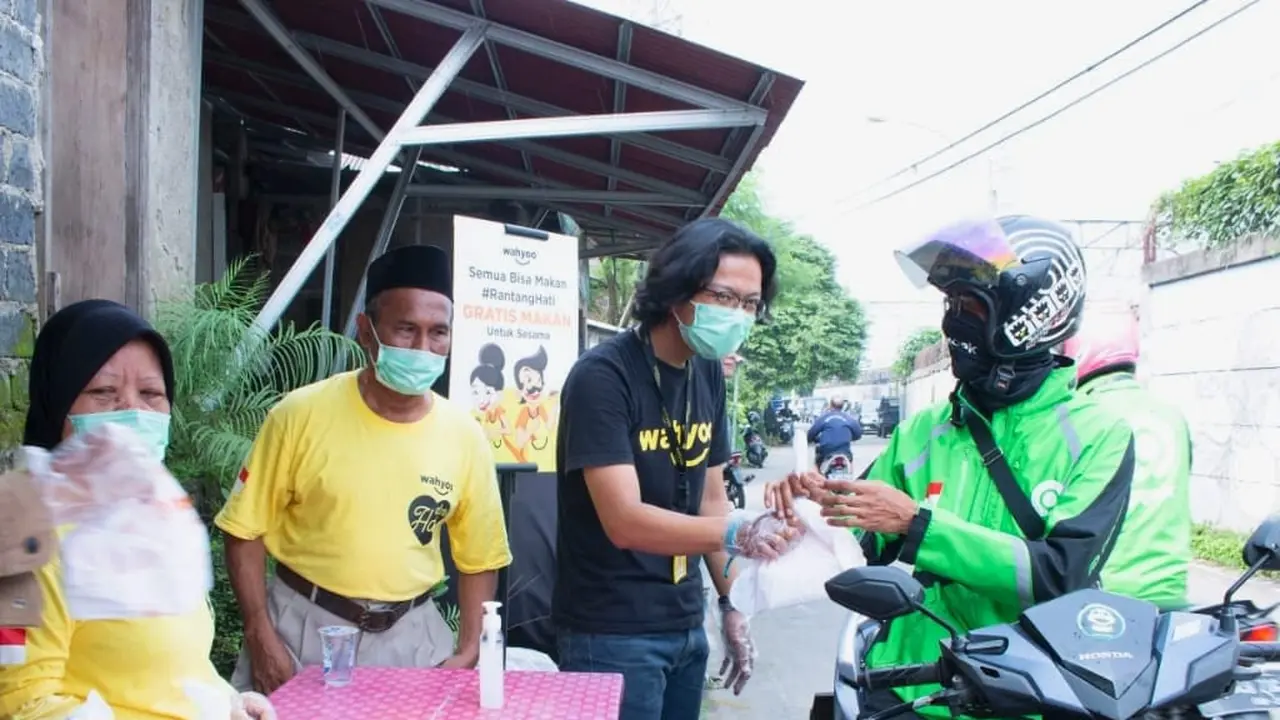 Rantang Hati dan Gerakan Lain untuk Berdayakan Sopir Ojol dalam Krisis Pandemi Corona COVID-19
