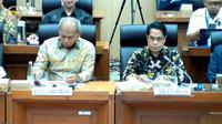 Direktur Jenderal Minyak dan Gas Bumi, Kementerian ESDM, Laode Sulaeman saat Rapat Dengar Pendapat dengan Komisi XII DPR, di Jakarta, Kamis (13/11/2025). (Foto: Liputan6.com/Arief RH)