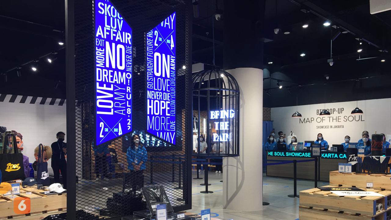 BTS Map of the Soul Pop Up Store Buka di Jakarta, Ada 400 Produk dan Spot Foto