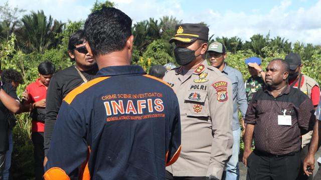 Polisi gelar rekonstruksi kasus mutilasi di Kabupaten Mimika, Papua