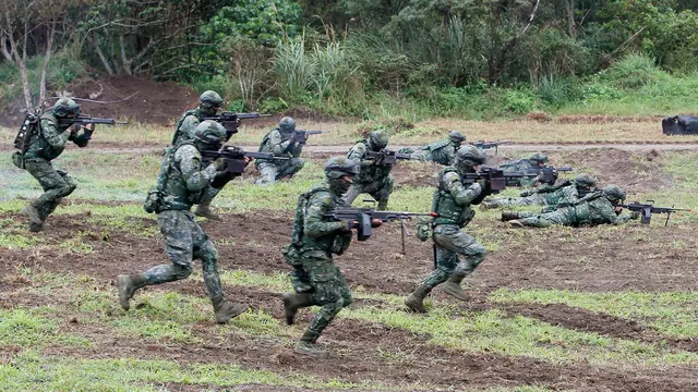 Latihan Militer Tentara Taiwan