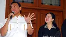 Dalam kunjungannya Wiranto menegaskan, Hanura akan  mendukung penuh  pencapresan Joko Widodo Sabtu (17/5/2014) (Liputan6.com/Miftahul Hayat)