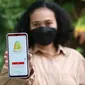 E-Peken merupakan aplikasi yang menghubungkan toko kelontong dan UMKM di Kota Surabaya dengan konsumen. (Dian Kurniawan/Liputan6.com)