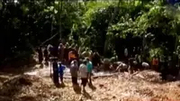 Pencarian korban longsor Purworejo dilakukan di dua desa.