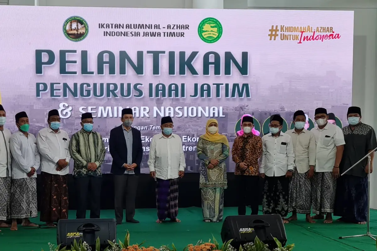 Pelantikan Pengurus Ikatan Alumni Al-Azhar Indonesia (IAAI) Jatim di Mojokerto (Dok. Erik Erfinanto)