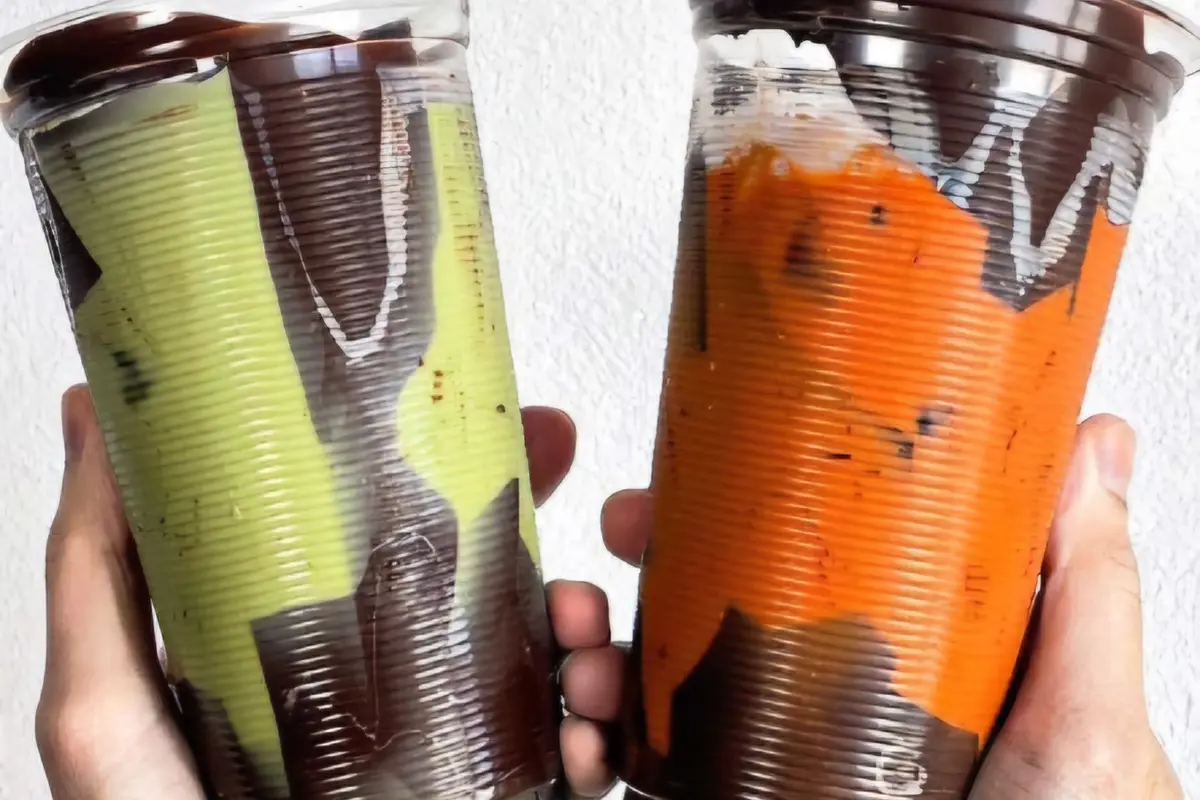 Ilustrasi chocolate drink