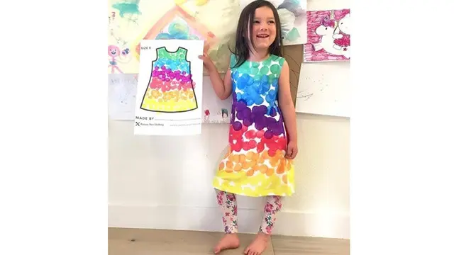 Perusahaan Ini Ubah Gambar Anak Jadi Desain Baju, 7 Hasilnya Mengagumkan