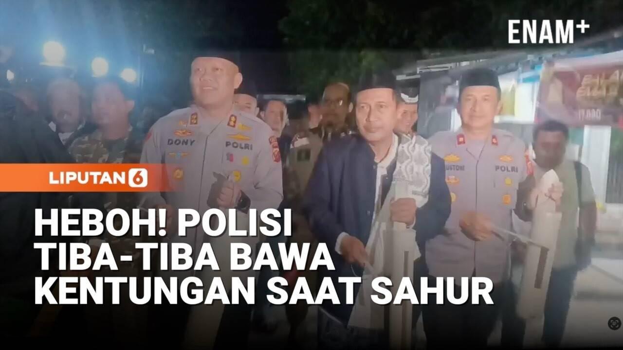 Tabuh Kentungan dan Bedug, Polisi Turun Tangan Jaga Ramadan