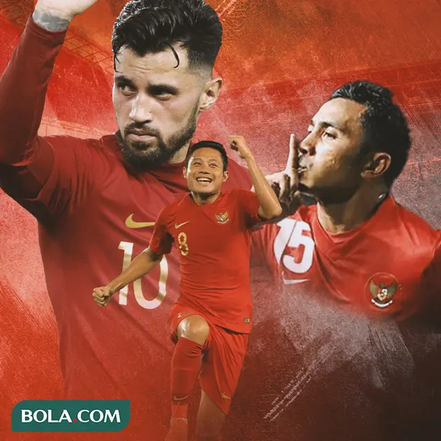 Timnas Indonesia - Firman Utina, Stefano Lilipaly, Evan Dimas