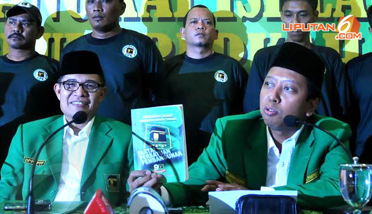 Rapimnas digelar setelah Ketua Umum PPP, Suryadharma Ali berkoalisi dengan Prabowo dan memberikan dukungan pada Gerindra pada Pilpres mendatang (Liputan6.com/Johan Tallo)