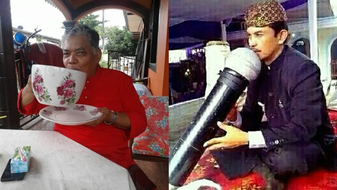 6 Potret Bapak-Bapak Pegang Benda Ukuran Tak Lazim Ini Bikin Ngakak