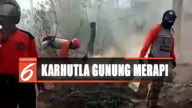 Titik Api Masih Ditemukan di Taman Nasional Gunung Merapi