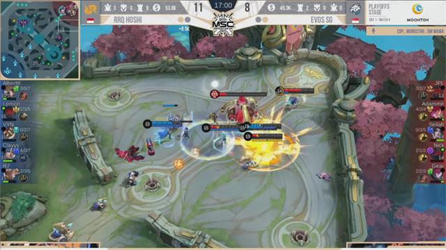 Hasil playoff MSC 2022 antara RRQ Hoshi vs Evos SG