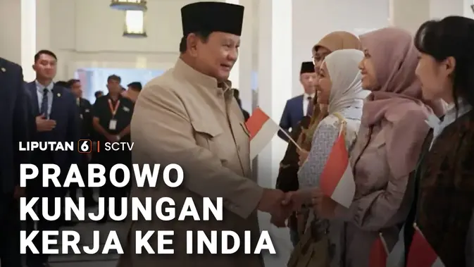 Prabowo Kunjungan Kerja ke India