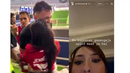 Ucapkan Selamat Kepada Sang Kekasih, Baila Fauri Peluk Ivar Jenner Usai Pertandingan