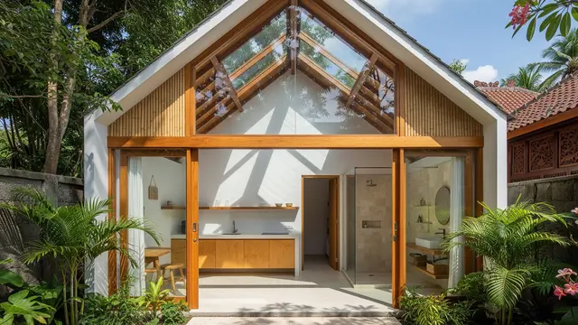 8 Model Rumah Mungil tapi Punya Jendela Besar, Terlihat Lapang dan Stylish Meski Lahan Terbatas