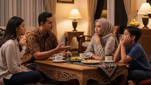 tips hindari konflik keluarga sebelum berangkat sholat id