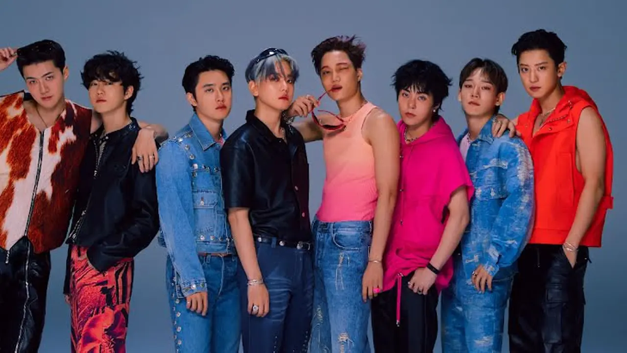 EXO Rilis Potret Grup Penuh Warna, EXO-L Mengaku Tak Tahan Lihat Pesona Idola