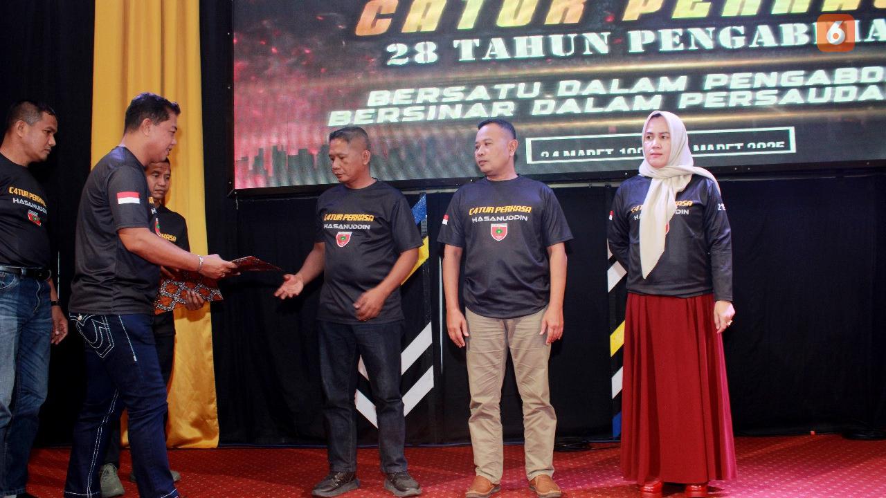 Puncak Perayaan HUT ke-28 Catur Perkasa Kodam XIV Hasanuddin (Liputan6.com/Fauzan)