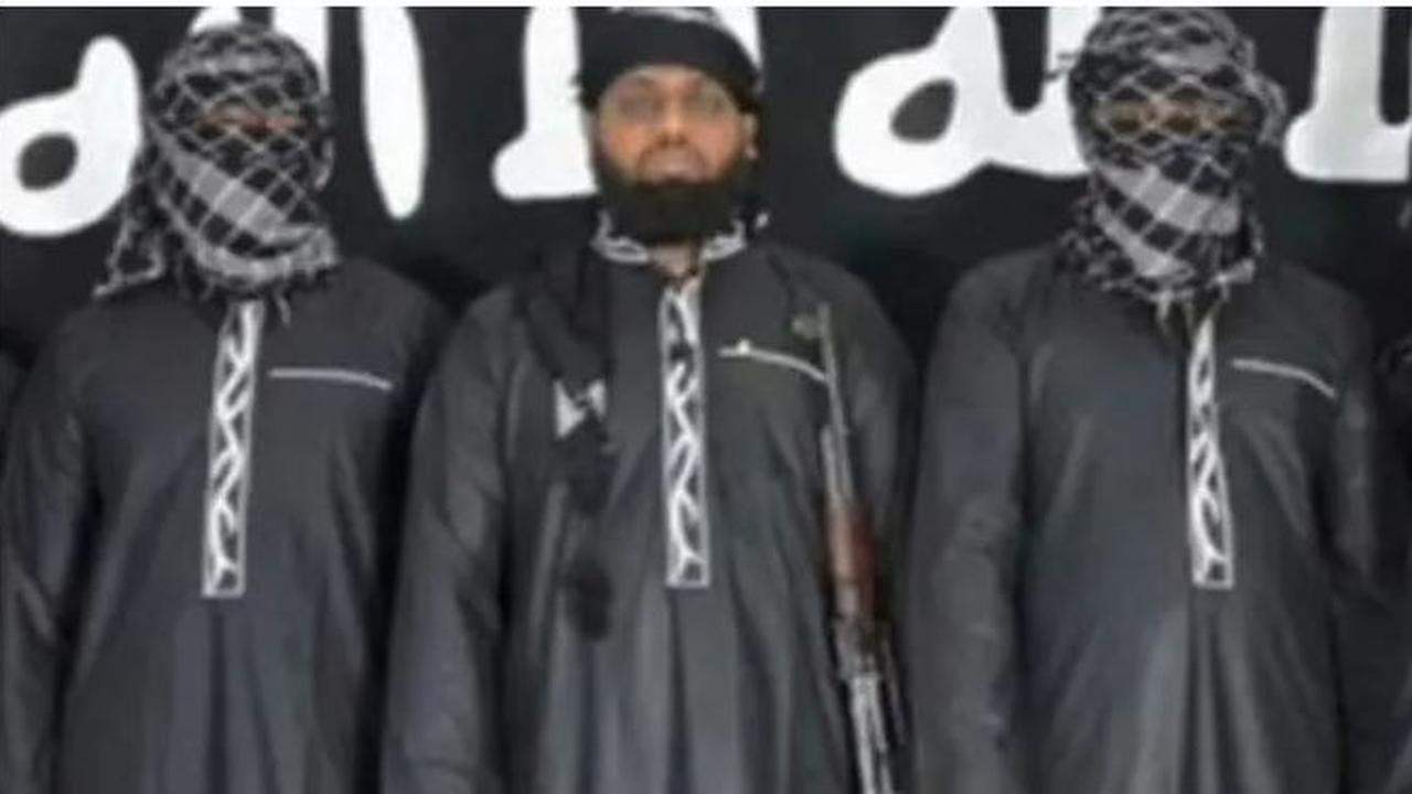 Potongan video ISIS yang menyebut terduga bomber Sri Lanka adalah pembuka agama radikal. (AFP/Ho)