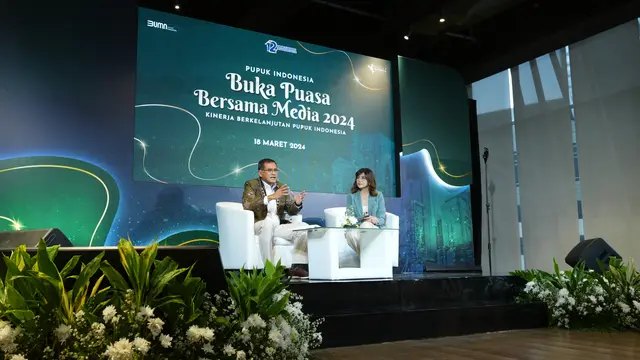 Direktur Utama PT Pupuk Indonesia (Persero) Rahmad Pribadi  dalam Media Gathering, di Jakarta, dikutip Selasa (19/3/2024).
