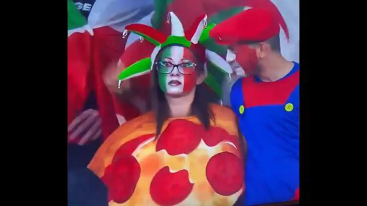 Dukung Italia dengan berdandan seperti Mario dan pizza di Final EURO 2020