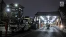 Suasana Gerbang Tol Cawang yang ditutup saat demonstrasi mahasiswa di depan Gedung DPR/MPR, Jakarta, Selasa (24/9/2019). Polda Metro Jaya (PMJ) sudah menyiapkan rekayasa lalu lintas saat demonstrasi menolak pengesahan RUU KUHP. (merdeka.com/Iqbal S Nugroho)