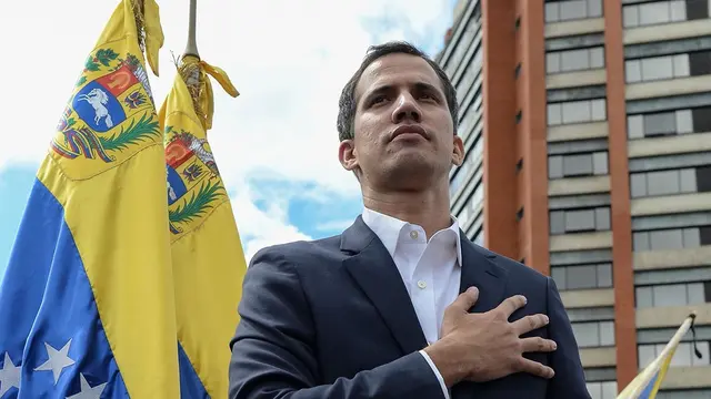 Pemimpin oposisi Venezuela, Juan Guaido (AFP/Federico Parra)
