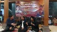Diskusi menyoal sejarah kerajaan Demak yang sangat jarang diangkat di pondok pesantren Al Itqon Bugen Semarang. Foto: liputan6.com
