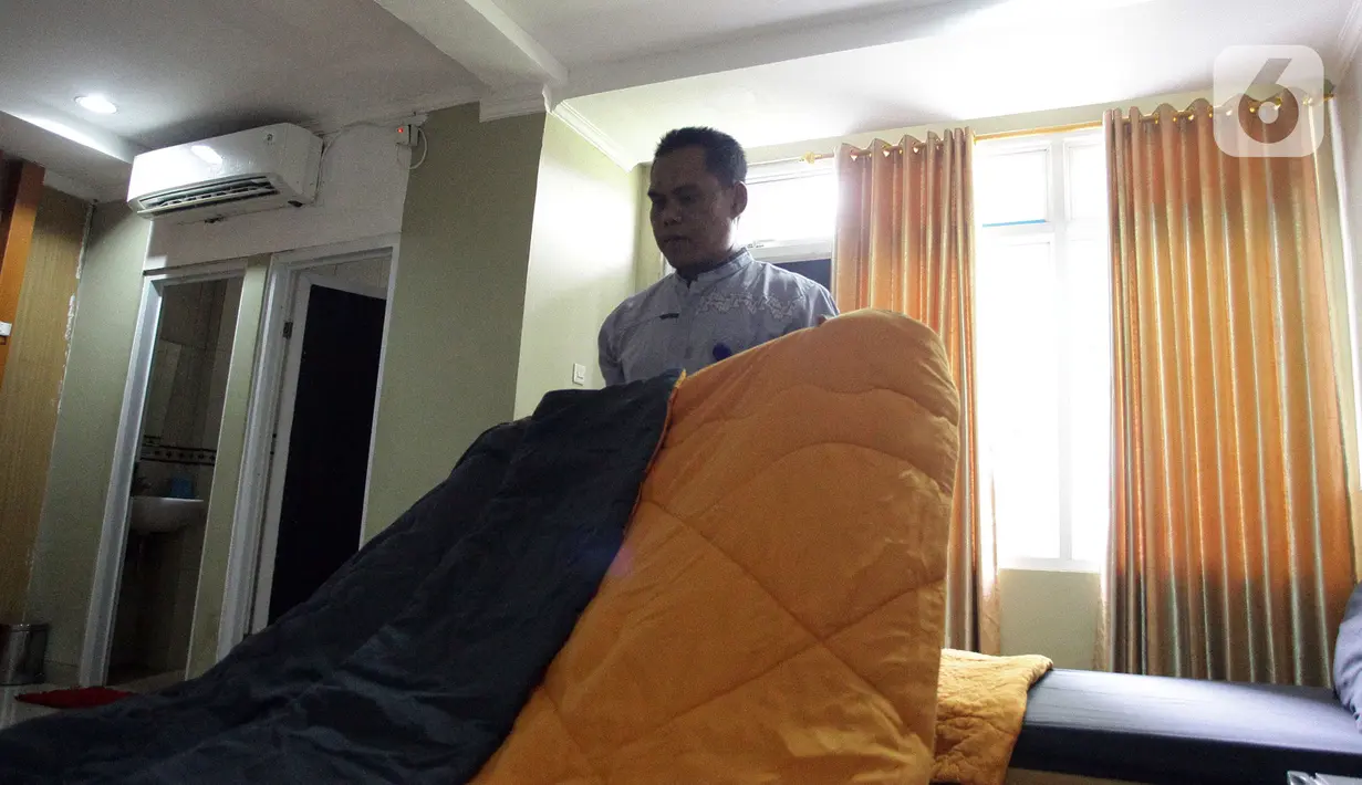 Kementerian Agama menghadirkan layanan satu atap untuk menyambut jemaah haji sejak datang hingga berangkat ke tanah suci. (Liputan6.com/Johan Tallo)