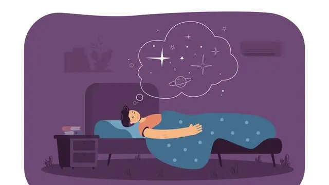 Ilustrasi mimpi, payung